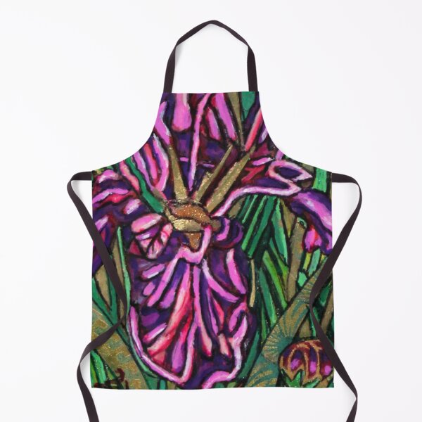 Item preview, Mauve and purple irises designed and sold by Ginette Ash.