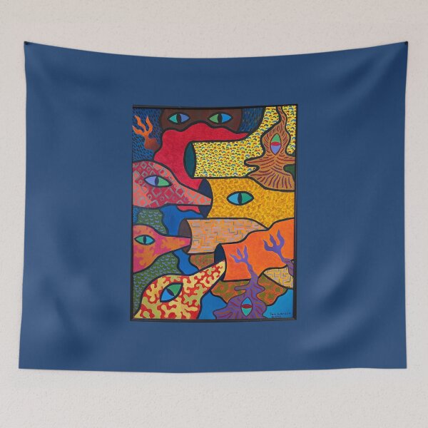 Item preview, Hummingbirds Feeding  designed and sold by Prajna Vajrayana Art.