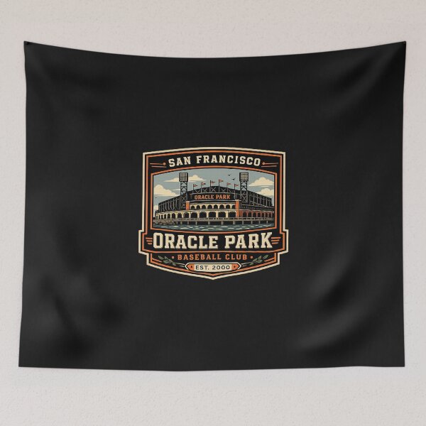 Item preview, Oracle Park San Francisco Vintage Stadium Badge Baseball Design designed and sold by GhostDawgs.
