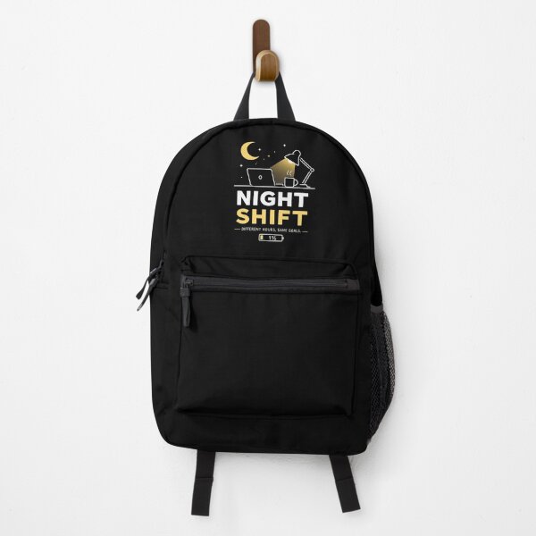 Item preview, Night Shift Different Hours Same Goals Minimalist Art designed and sold by novadawy.