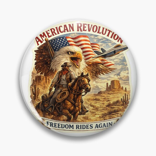 Item preview, American Revolution Eagle Sticker – Freedom Rides Again Patriotic Design designed and sold by Puraenergia Stickers.