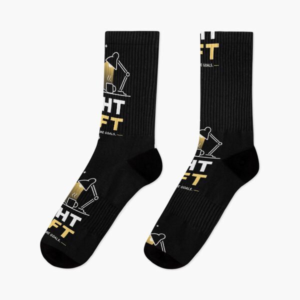 Item preview, Night Shift Different Hours Same Goals Minimalist Art designed and sold by novadawy.