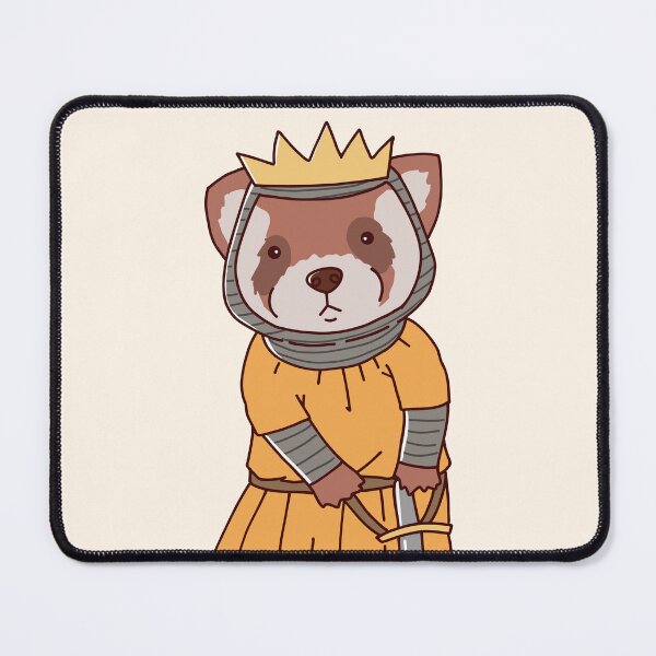 Item preview, Cute Medieval King Knight Ferret Drawing designed and sold by MariOyama.