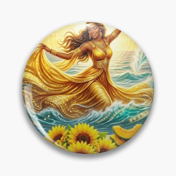 Item preview, Oshun: The Golden Tide of Abundance designed and sold by RavenCrow444.