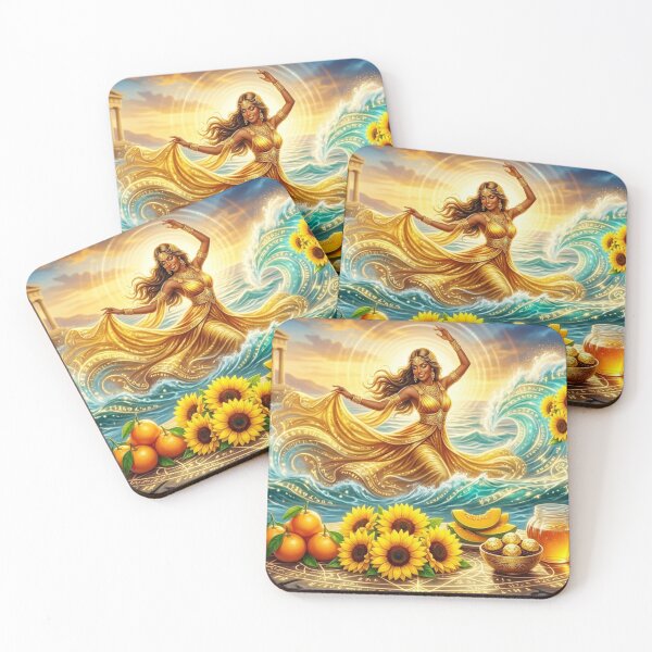 Item preview, Oshun: The Golden Tide of Abundance designed and sold by RavenCrow444.
