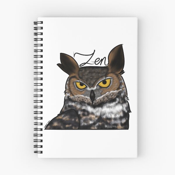Item preview, Zen Owl – Peaceful designed and sold by Moonlit Choco.