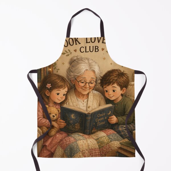 Item preview, Book Lovers Club - Grandma Reading to Grandkids designed and sold by GlitterAndStars.