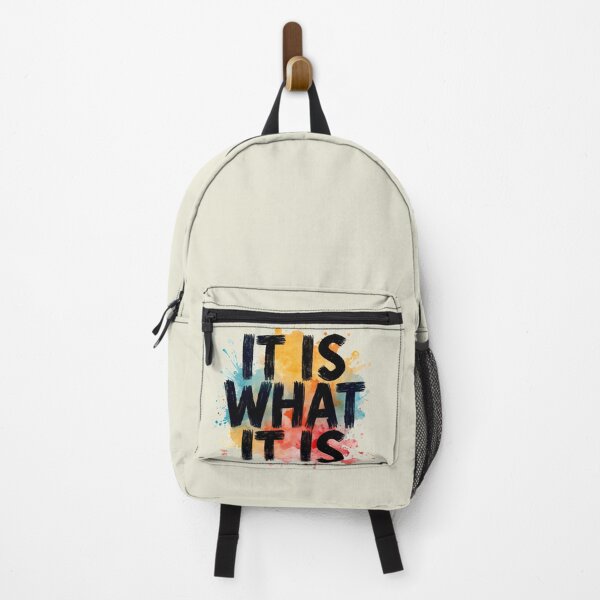 Item preview, It Is What It Is – Watercolor Typography Design designed and sold by Biedroneczka.