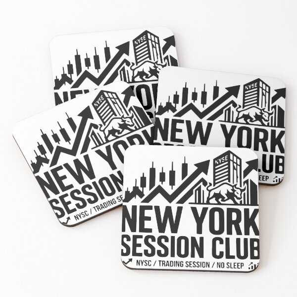 Item preview, New York Session Club - Futures Trader Lifestyle Print designed and sold by Riskt8ker Shop.