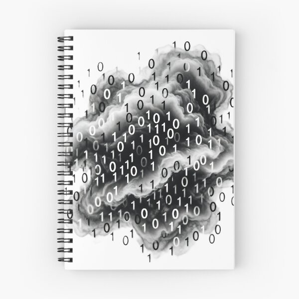 Item preview, Cloud Computing Binary Art For Developers designed and sold by eikulabs.