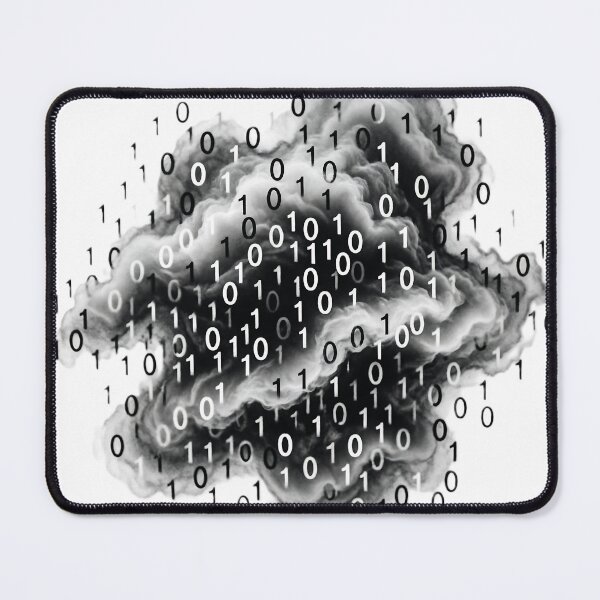 Item preview, Cloud Computing Binary Art For Developers designed and sold by eikulabs.