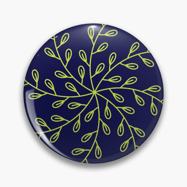 Item preview, Minimalist Green Leaf Nature Swirl Ornament designed and sold by SolutionsArt.