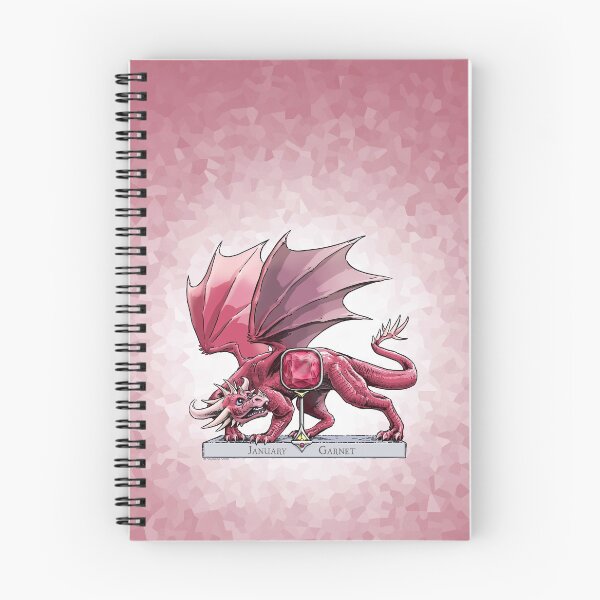 Item preview, Birthstone Dragon: ilustración de enero granate designed and sold by stephsmith.