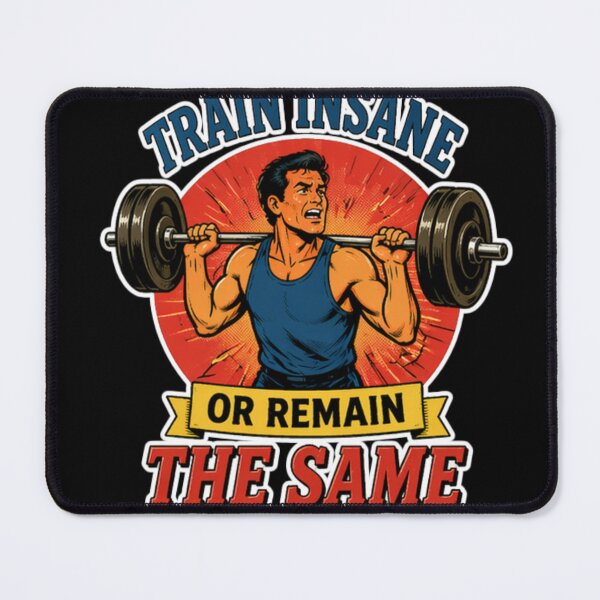 Item preview, Vintage Bodybuilding T-Shirt - Train Insane Motivational Gym Tee designed and sold by anandariki.