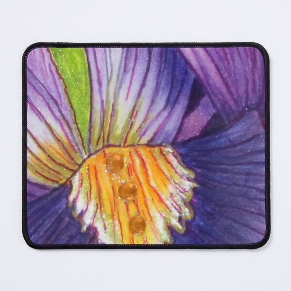 Item preview, Pink, purple and gold iris designed and sold by Ginette Ash.