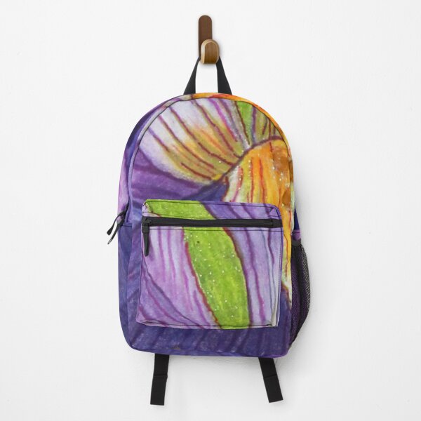 Item preview, Pink, purple and gold iris designed and sold by Ginette Ash.
