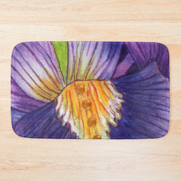 Item preview, Pink, purple and gold iris designed and sold by Ginette Ash.