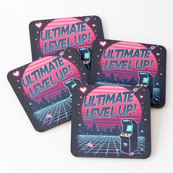Item preview, Ultimate Level Up! Retro Arcade & 80s Synthwave Gamer designed and sold by CtrlAltFail.