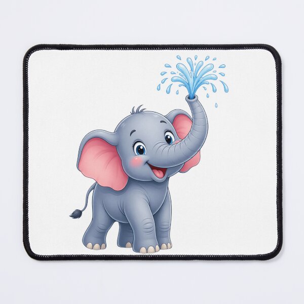 Item preview, Splish Splash! Little Elephant Water Fun designed and sold by ToonyTeez.
