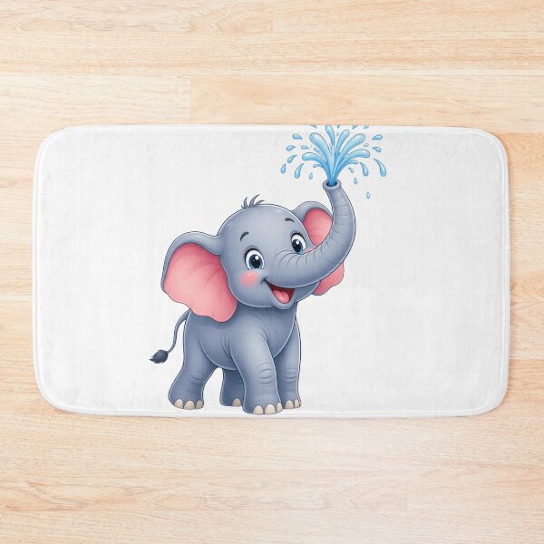 Item preview, Splish Splash! Little Elephant Water Fun designed and sold by ToonyTeez.