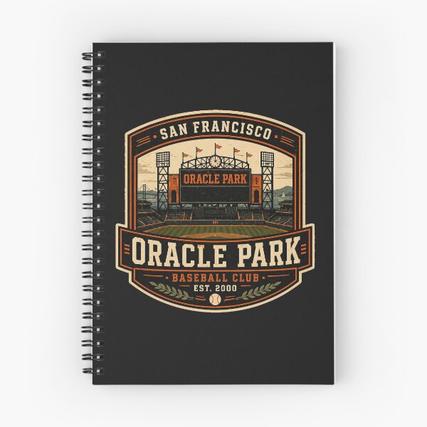 Item preview, San Francisco Oracle Park Vintage Wordmark Baseball Badge designed and sold by GhostDawgs.
