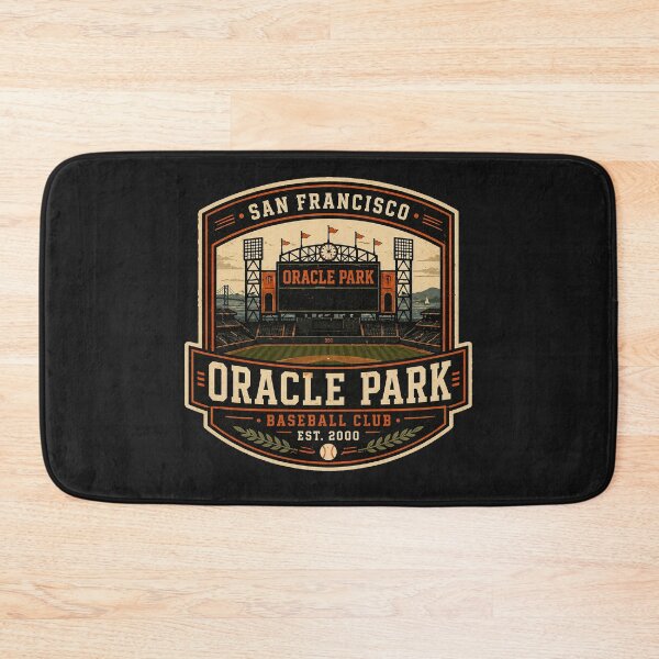 Item preview, San Francisco Oracle Park Vintage Wordmark Baseball Badge designed and sold by GhostDawgs.