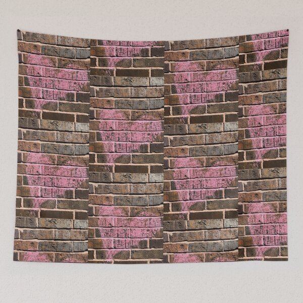 Item preview, Chalk heart on brick wall, real photograph designed and sold by GiSilver.