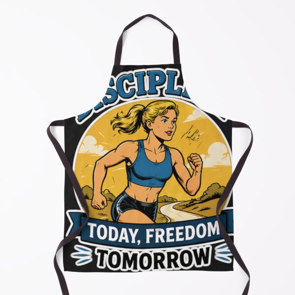 Item preview, Retro Female Runner Discipline T-Shirt - Freedom Tomorrow Tee designed and sold by anandariki.