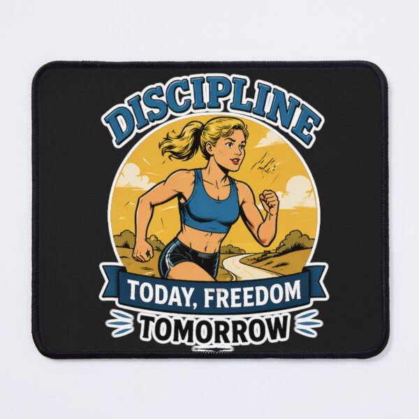 Item preview, Retro Female Runner Discipline T-Shirt - Freedom Tomorrow Tee designed and sold by anandariki.