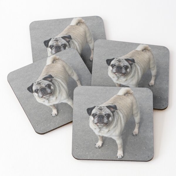 Item preview, Dark Fawn Pug: Earth Tones & Expression designed and sold by JhonBotanicalAr.