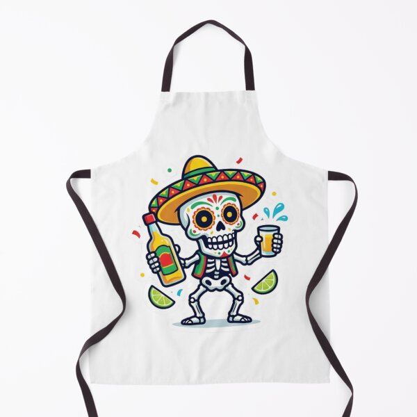 Item preview, Cinco de Mayo Tequila Skull Design designed and sold by ChillyShopEU.