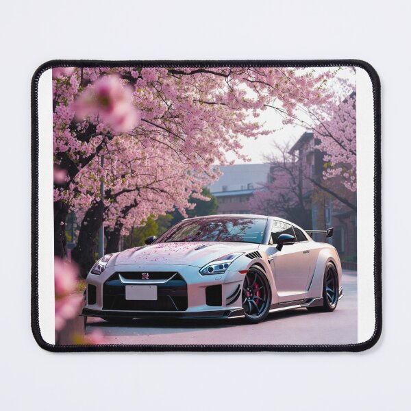 Item preview, Nissan GT-R R35 Sakura Street Scene JDM Car Tee designed and sold by TheArtOfCar.