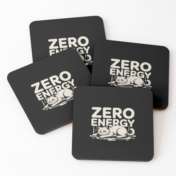 Item preview, Zero Energy Cat Mood Design designed and sold by AdicretorDesign.