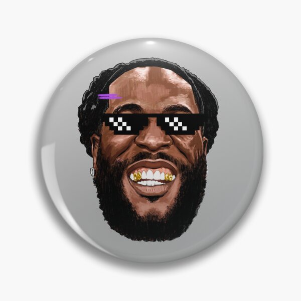 Item preview, Pixel Glasses on the African Giant - B B Head Cut painting designed and sold by ZERO-MIND.
