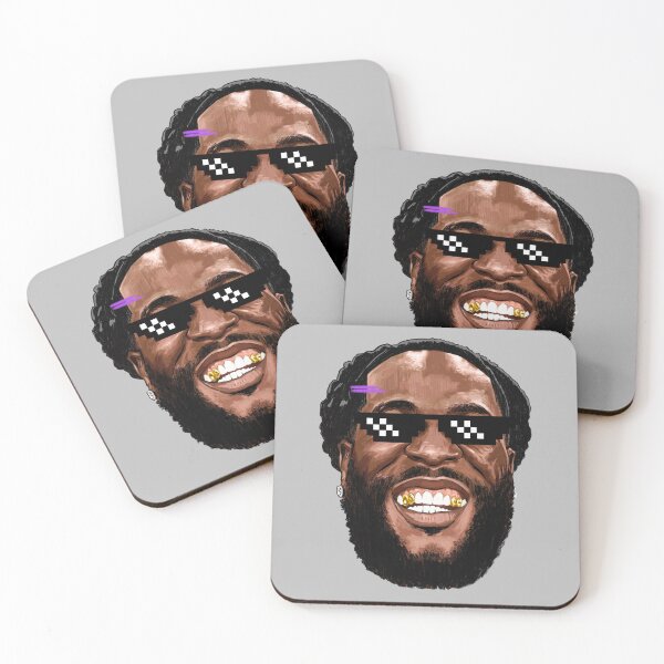 Item preview, Pixel Glasses on the African Giant - B B Head Cut painting designed and sold by ZERO-MIND.