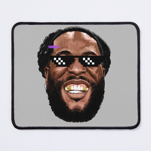 Item preview, Pixel Glasses on the African Giant - B B Head Cut painting designed and sold by ZERO-MIND.