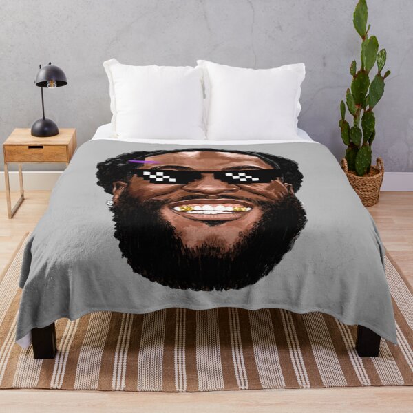 Item preview, Pixel Glasses on the African Giant - B B Head Cut painting designed and sold by ZERO-MIND.