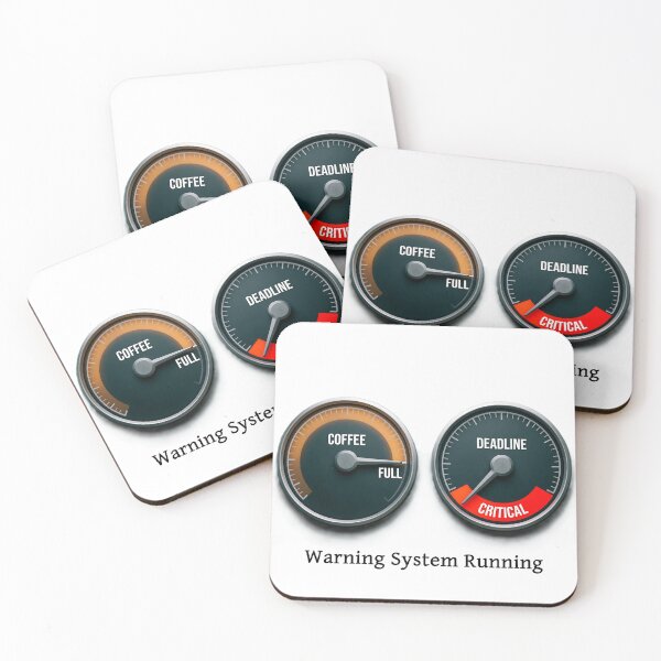 Item preview, Coffee Full Deadline Critical Warning System designed and sold by eikulabs.