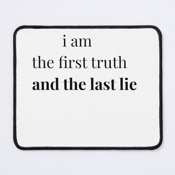 Item preview, The first truth designed and sold by coat-of-words.