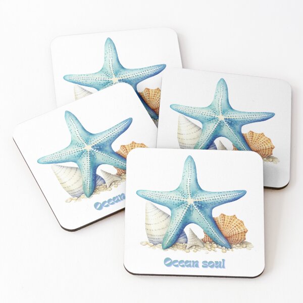 Item preview, Ocean Soul – Starfish aesthetic marine design designed and sold by ColorNest Designs.