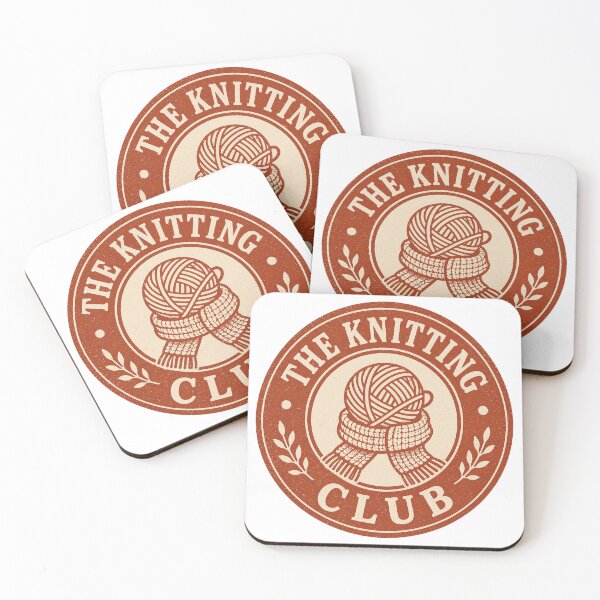 Item preview, The Knitting Club Vintage Badge designed and sold by EastEndTownie.