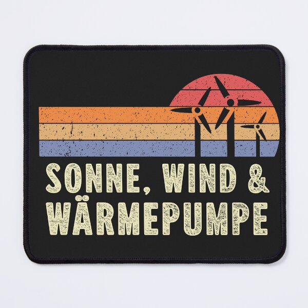Item preview, Sun, wind, heat pump | Energy transition realpolitik designed and sold by VariousGoodies.