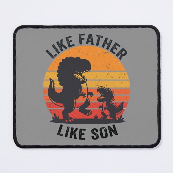 Item preview, Like Father Like Son - Vintage Retro Sunset Dinosaur Mini Me designed and sold by Im-Ara.