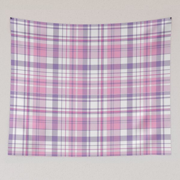 Item preview, Pink x purple  plaid designed and sold by AdorasCloset.