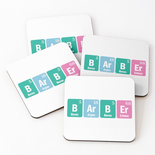 Item preview, Barber Chemical Element Science Gift designed and sold by ScienceCorner.
