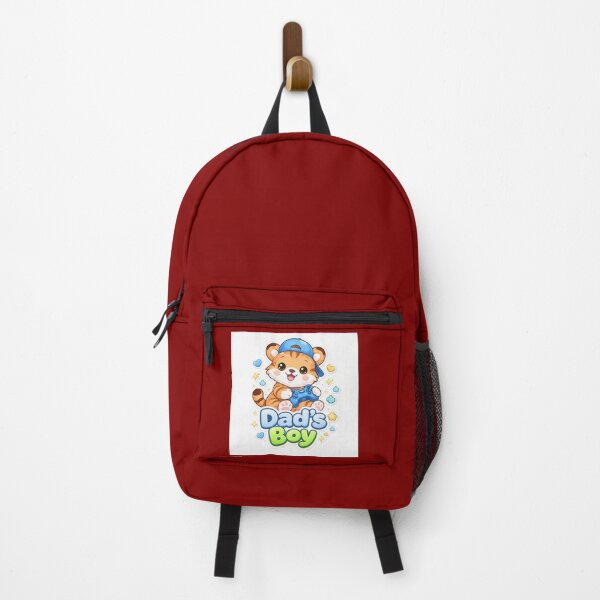 Item preview, Dad’s Boy Cute Tiger Sticker | Kawaii Baby Animal Cartoon Design designed and sold by TheFashionBoard.