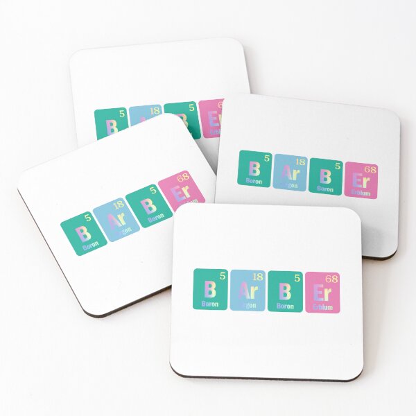 Item preview, Barber Chemical Element Science Gift designed and sold by ScienceCorner.