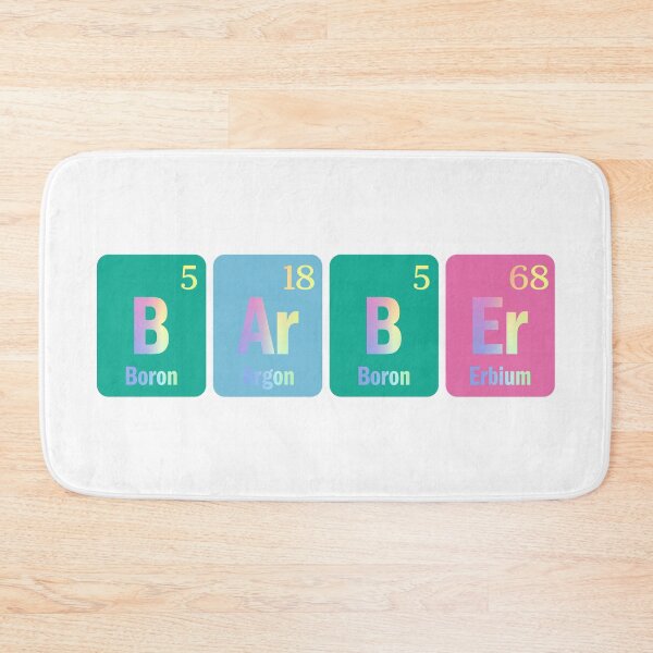 Item preview, Barber Chemical Element Science Gift designed and sold by ScienceCorner.