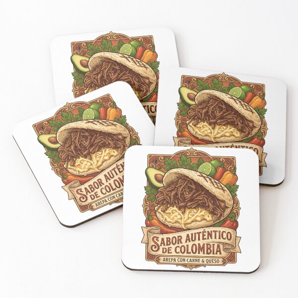 Item preview, Colombian Arepa Sticker — Hand-Drawn Vintage Food | Authentic Flavor designed and sold by ColombianaShop.