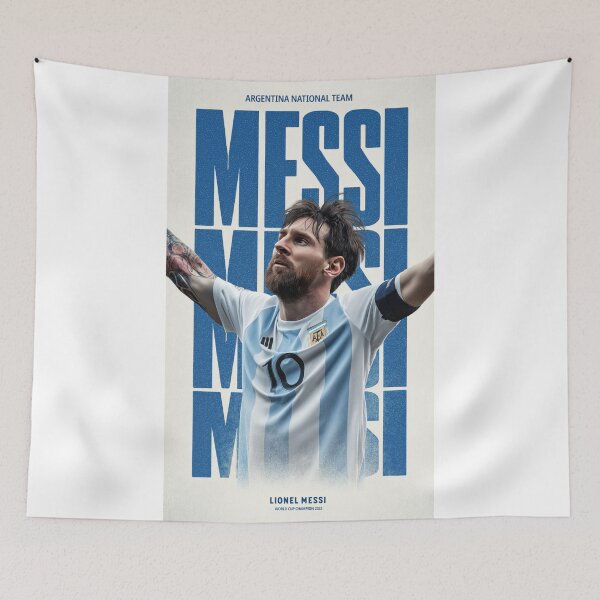 Item preview, Messi Champion Graphic designed and sold by blackdogshop.